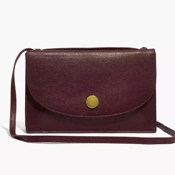 Madewell Burgundy Convertible Crossbody Purse - Picture 2 of 16